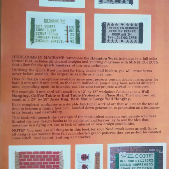 The Wonderful World of Macrame: Heirlooms in Macrame - Picture 2 of 2